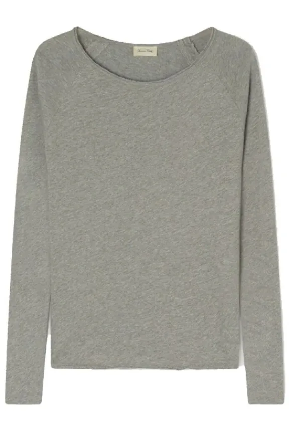 American Vintage Sonoma Long Sleeve T-Shirt - Heather Grey | Shirts And Tops