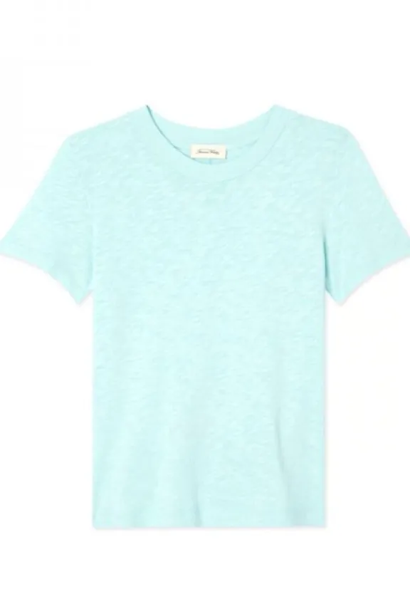 American Vintage Sonoma Round Neck T-Shirt - Vintage Ice Cold | Shirts And Tops