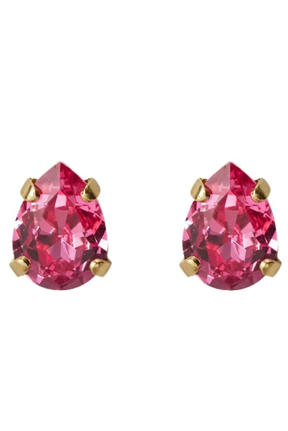 Caroline Svedbom Super Petite Drop Earrings - Gold/Rose | Jewellery | Gifts
