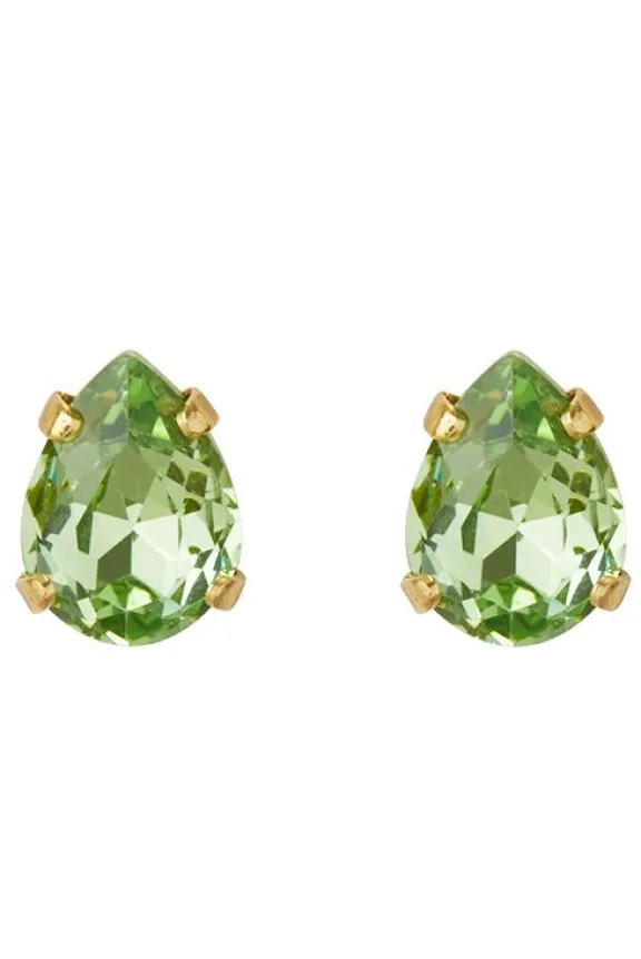 Caroline Svedbom Super Petite Drop Earrings - Gold/Peridot | Jewellery | Gifts