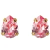 Caroline Svedbom Super Petite Drop Earrings - Gold/Light Rose | Jewellery | Gifts