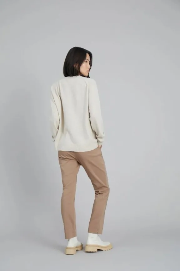 sweetcorn_sweater__creme_3.webp Munthe Sweetcorn Sweater - Creme | Knitwear