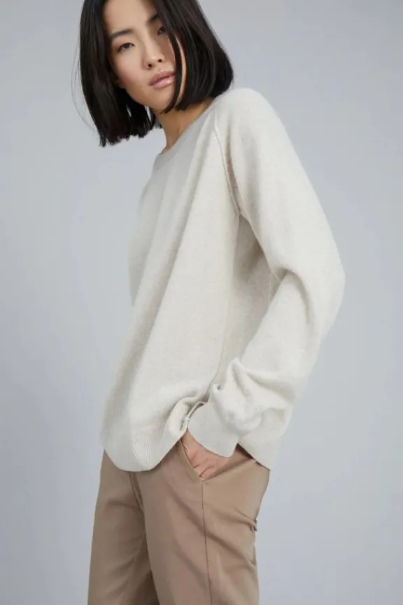 sweetcorn_sweater__creme_5.webp Munthe Sweetcorn Sweater - Creme | Knitwear