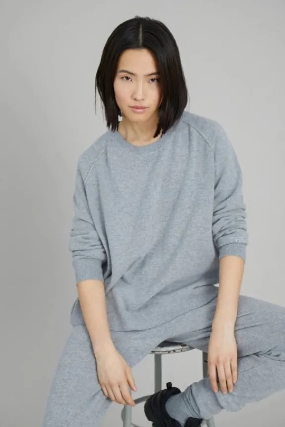 sweetcorn_sweater__grey_3.webp Munthe Sweetcorn Sweater - Grey | Knitwear