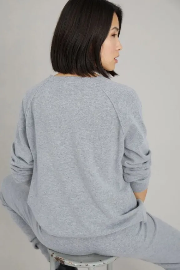 sweetcorn_sweater__grey_6.webp Munthe Sweetcorn Sweater - Grey | Knitwear