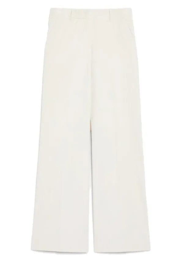 Weekend MaxMara Tania Corduroy Trousers - Milk | Trousers And Playsuits