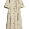 Weekend MaxMara Taso Embroidered Poplin Dress - Sand | Dresses