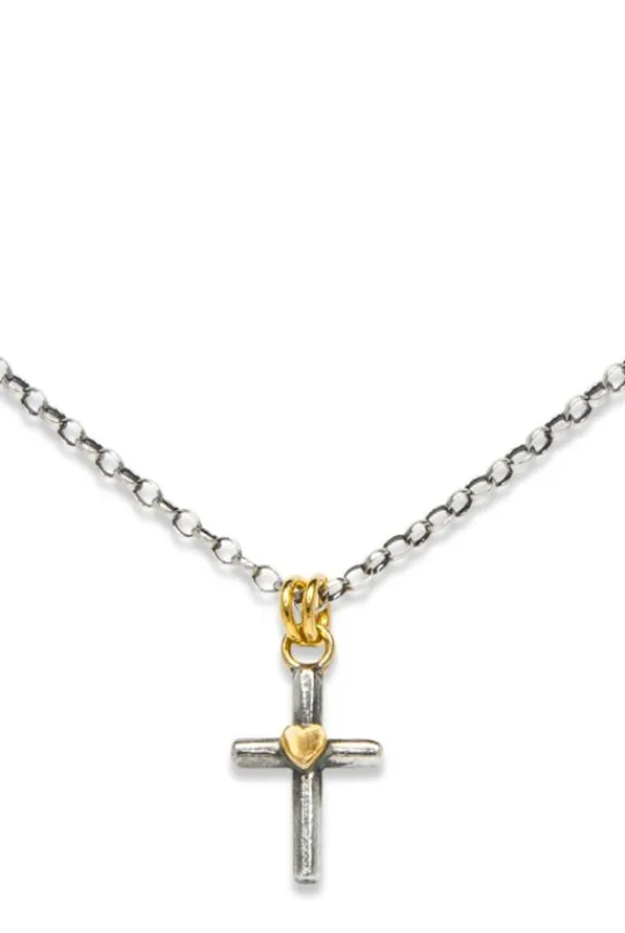 Sophie Harley Tiny Cross Necklace - 18 Inch Chain | Jewellery | Gifts