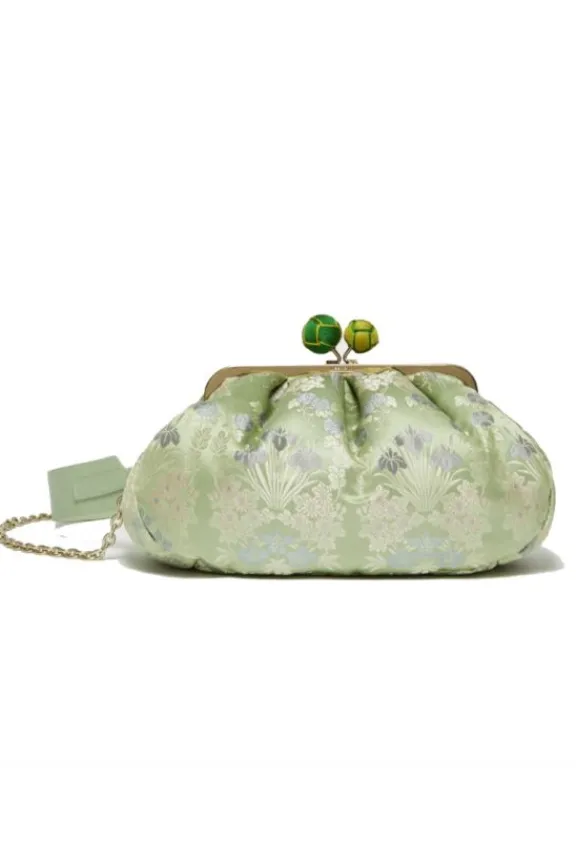 Weekend MaxMara Treasures of Japan Medium Pasticcino Bag - Olive Green | Bags And Purses