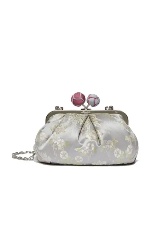 Weekend MaxMara Treasures of Japan Small Jacquard Pasticcino Bag - Light Grey | Bags And Purses