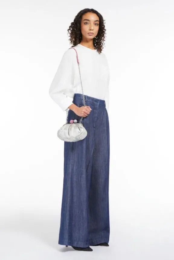 Weekend MaxMara Treasures of Japan Small Jacquard Pasticcino Bag - Light Grey | Bags And Purses