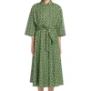 Weekend MaxMara Varenna Print Dress - Green | Dresses