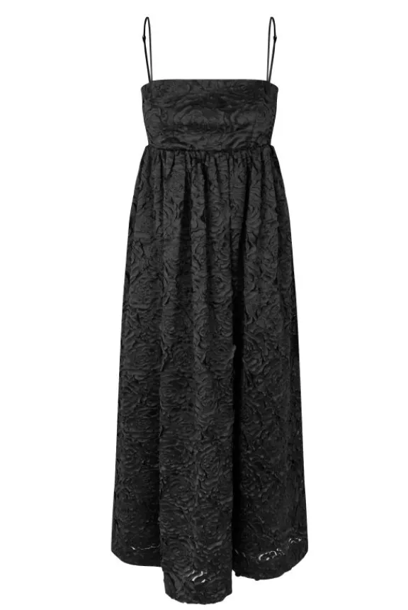 Stine Goya Voluminous Midi Dress - Black | Dresses