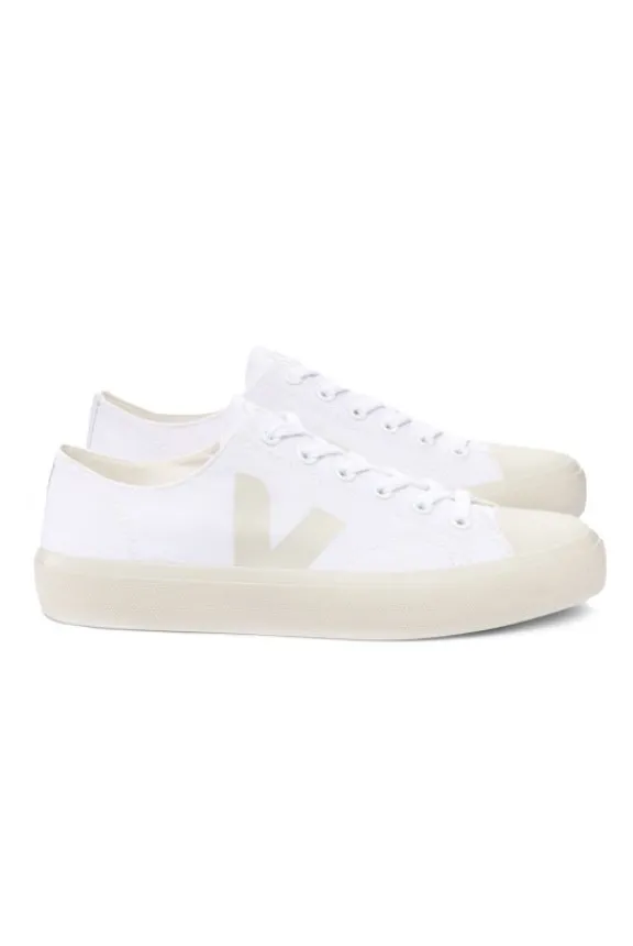 Veja Wata II Canvas Trainers - White Pierre | Veja