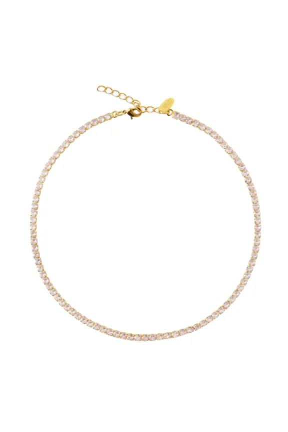 Caroline Svedbom Zara Necklace - Gold/Crystal | Jewellery | Gifts
